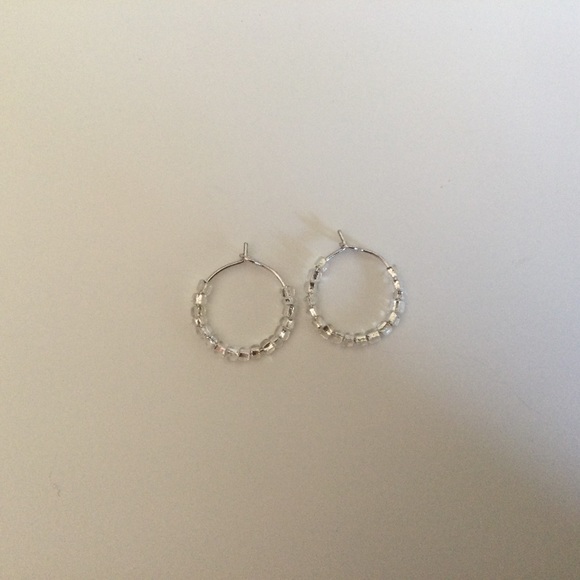 Beaded Hoop Earrings - Picture 4 of 5